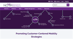 Desktop Screenshot of nationalcenterformobilitymanagement.org